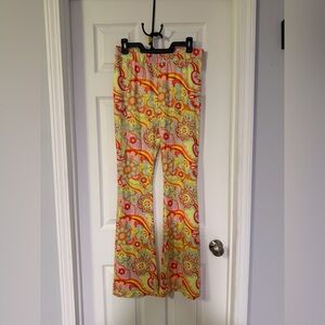 Floral Patterned Yoga Pants